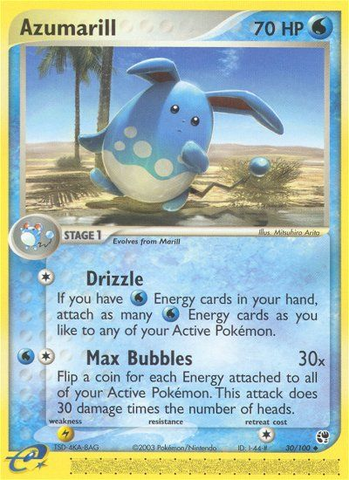 Azumarill (30/100) [EX: Tormenta de arena] 