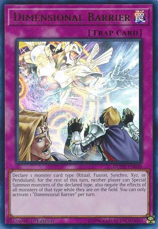 Barrera Dimensional [DUDE-EN048] Ultra Rara 
