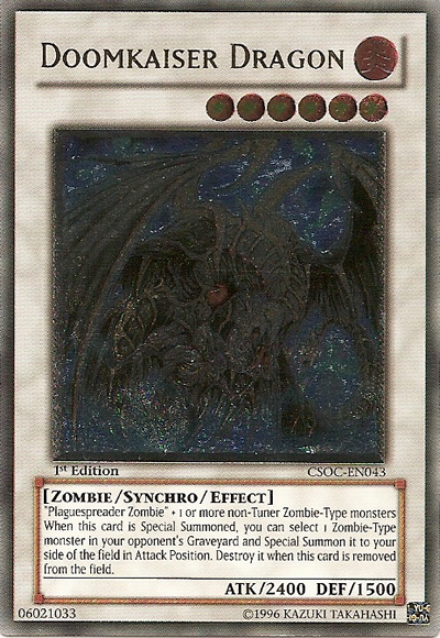 Dragón Doomkaiser (UTR) [CSOC-EN043] Último Raro 
