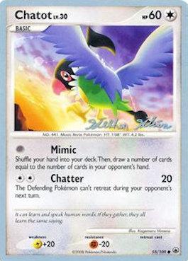 Chatot (55/100) (Luxdrill - Stephen Silvestro) [Campeonato del Mundo 2009]