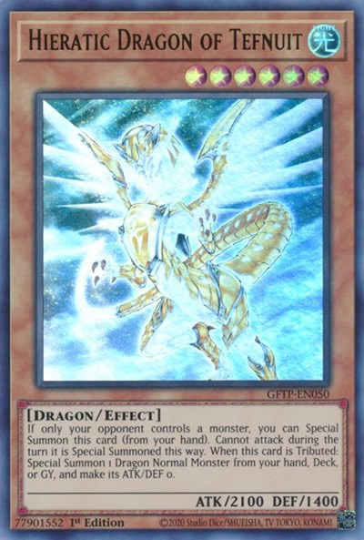 Dragón Hierático de Tefnuit [GFTP-EN050] Ultra Raro 