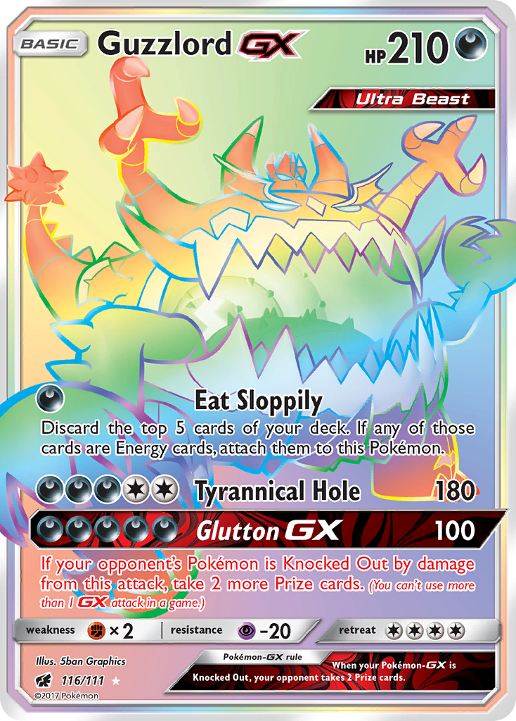 Guzzlord GX (116/111) [Sol y Luna: Invasión Carmesí] 