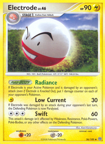 Electrodo (36/100) [Diamond &amp; Pearl: Stormfront] 