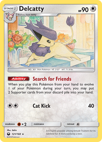 Delcatty (121/168) [Sol y Luna: Tormenta Celestial] 