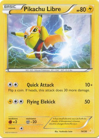 Pikachu Libre (14/30) [XY: Kit de entrenador 3 - Pikachu Libre] 