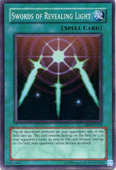 Espadas de Luz Reveladora [DB1-EN129] Súper Rara 