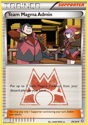 Administrador del equipo Magma (29/34) [XY: Doble crisis] 