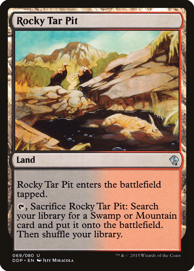 Rocky Tar Pit [Mazos de duelo: Zendikar contra Eldrazi] 