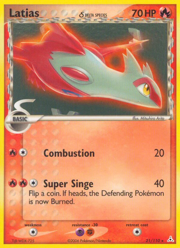 Latias (21/110) (Exclusivo de la cubierta temática) [EX: Holon Phantoms] 