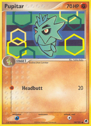 Pupitar (58/101) [EX: Fronteras del Dragón] 