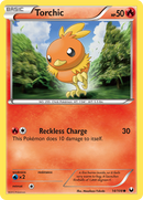 Torchic (14/108) [Blanco y negro: Exploradores oscuros] 