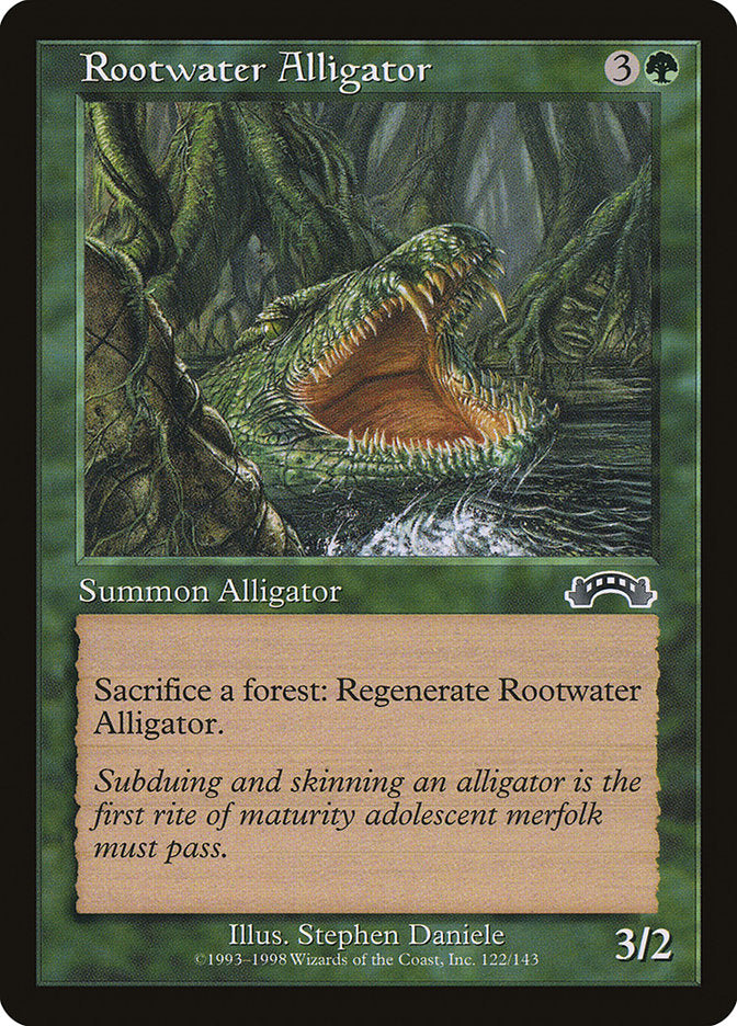 Cocodrilo de agua de raíces [Éxodo] 