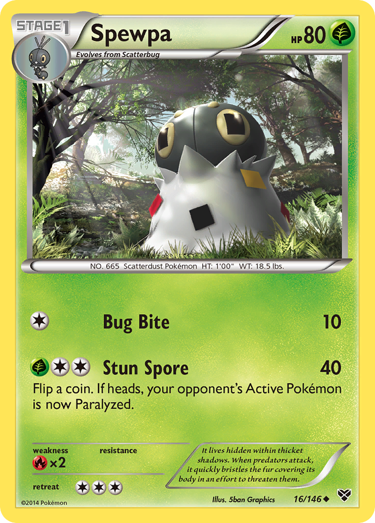 Spewpa (16/146) [XY: Conjunto básico] 