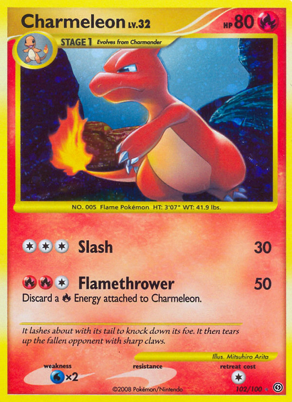 Charmeleon (102/100) [Diamante y Perla: Stormfront] 