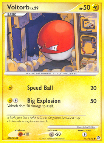 Voltorb (117/132) [Diamante y Perla: Maravillas secretas] 