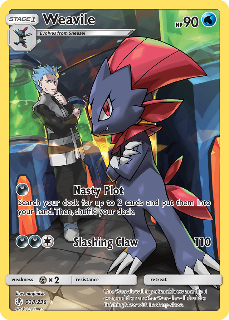 Weavile (238/236) [Sol y Luna: Eclipse cósmico] 
