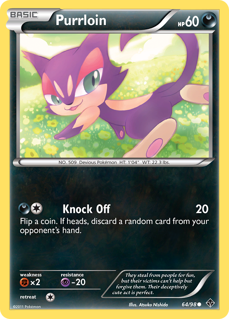 Purrloin (64/98) [Blanco y negro: poderes emergentes] 