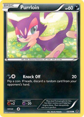 Purrloin (64/98) [Blanco y negro: poderes emergentes] 