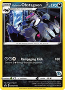 Obstagoon de Galar (SWSH193) (Cubierta Eevee) [Battle Academy 2022] 