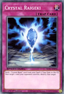 Cristal Raigeki [SGX1-ENF16] Común 