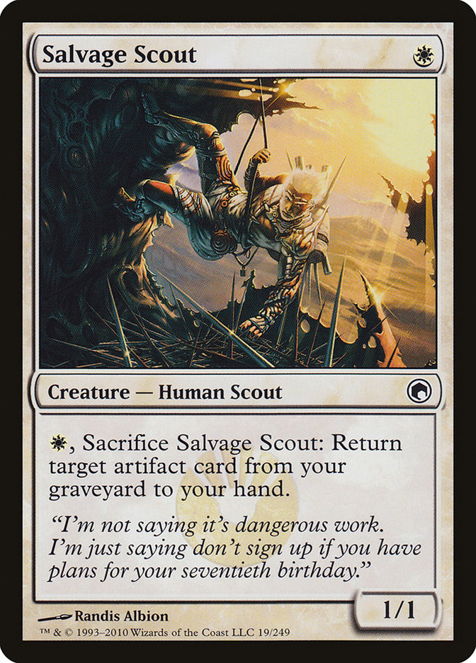 Explorador de salvamento [Cicatrices de Mirrodin] 