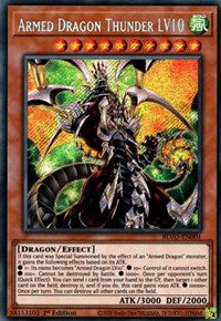 Dragón Armado Trueno LV10 [BLVO-EN001] Secreto Raro 