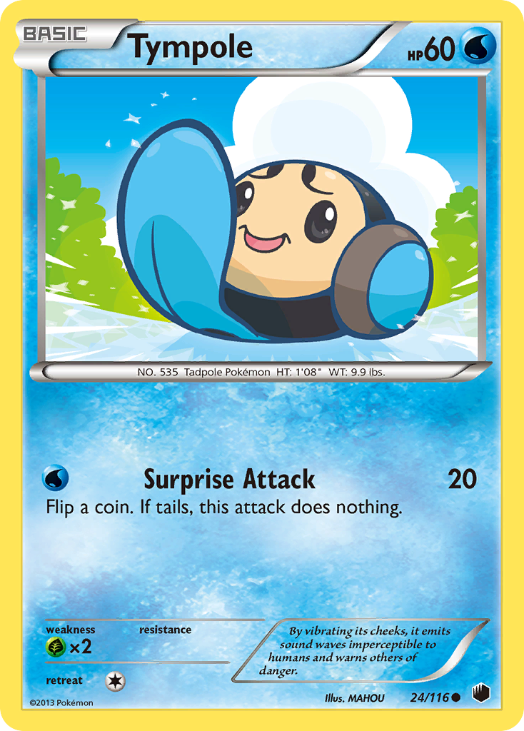 Tympole (24/116) [Blanco y negro: Plasma Freeze] 