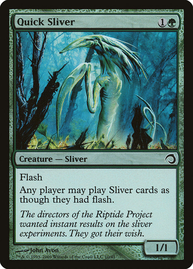 Quick Sliver [Serie Premium Deck: Slivers] 