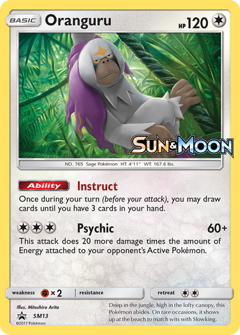 Oranguru (SM13) [Sol y Luna: Promociones de Estrella Negra] 