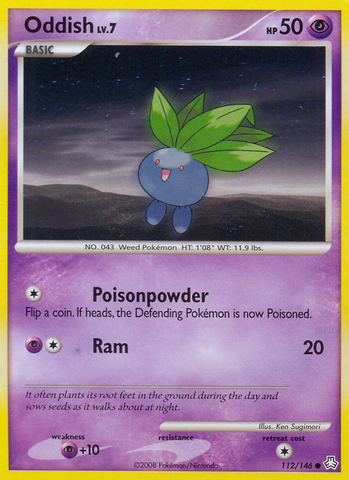 Oddish (112/146) [Diamante y Perla: Leyendas despiertas] 