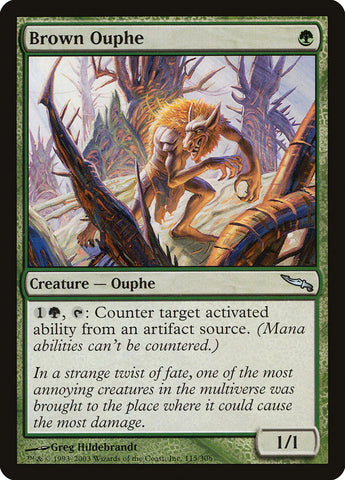 Ouphe marrón [Mirrodin] 