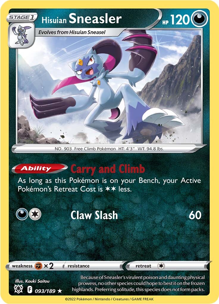 Hisuian Sneasler (093/189) [Espada y escudo: Resplandor astral] 