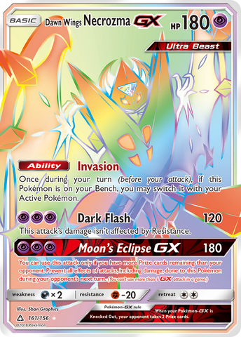 Dawn Wings Necrozma GX (161/156) [Sol y Luna: Ultra Prisma] 
