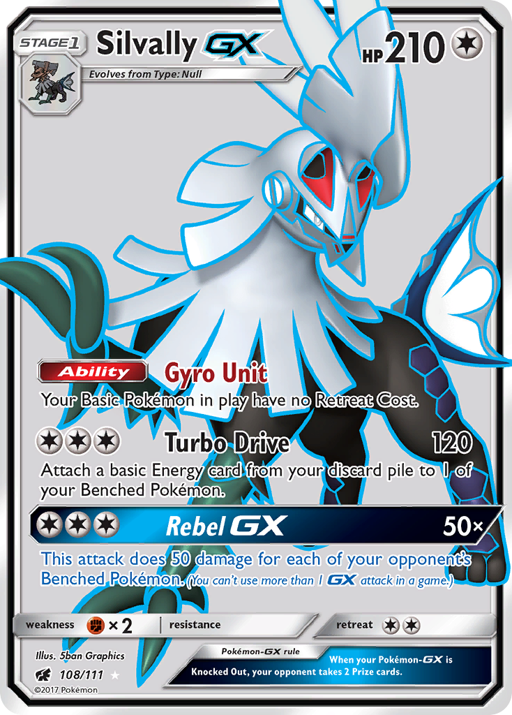 Silvally GX (108/111) [Sol y Luna: Invasión Carmesí] 