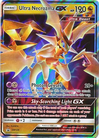 Ultra Necrozma GX (SM126) (Tarjeta Jumbo) [Sol y Luna: Black Star Promos] 