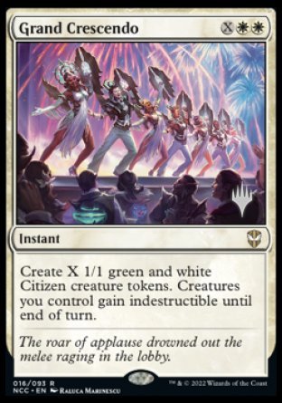 Grand Crescendo (Paquete promocional) [Calles de las nuevas promociones de Capenna Commander] 