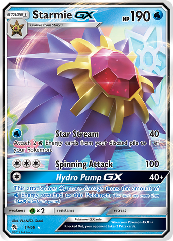 Starmie GX (14/68) [Sol y Luna: Destinos ocultos] 