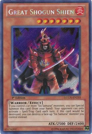 Gran Shogun Shien [LCGX-EN233] Secreto Raro 