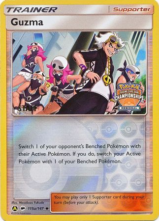Guzma (115a/147) (Personal de promoción del campeonato regional) [Sol y luna: Sombras ardientes] 