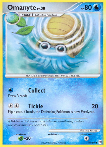 Omanyte (70/99) [Platino: Arceus] 