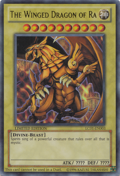 El Dragón Alado de Ra [LC01-EN003] Ultra Raro 