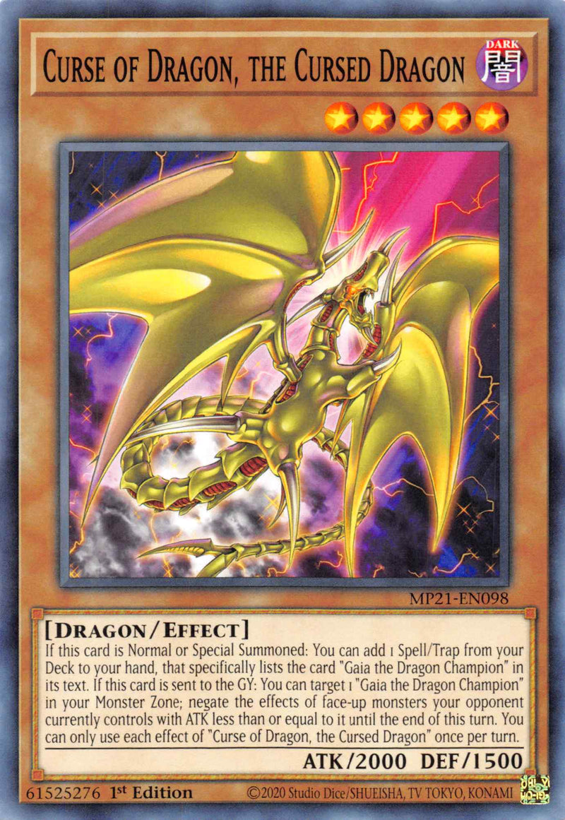 Curse of Dragon, el Dragón Maldito [MP21-EN098] Común 