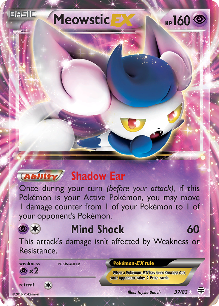 Meowstic EX (37/83) [XY: Generaciones] 