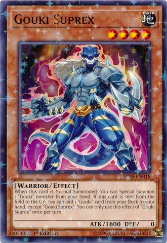 Gouki Suprex [SP18-EN018] Starfoil Raro 