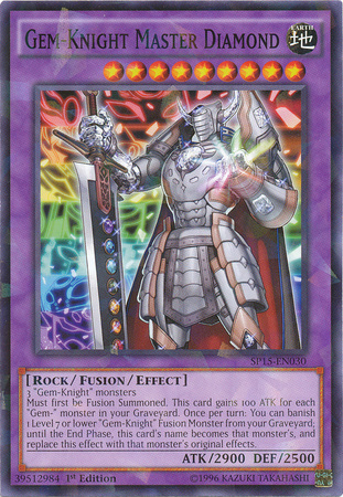 Diamante Maestro Caballero de Gemas [SP15-EN030] Shatterfoil Raro 