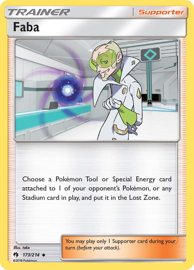 Faba (173/214) [Sol y Luna: Trueno perdido] 