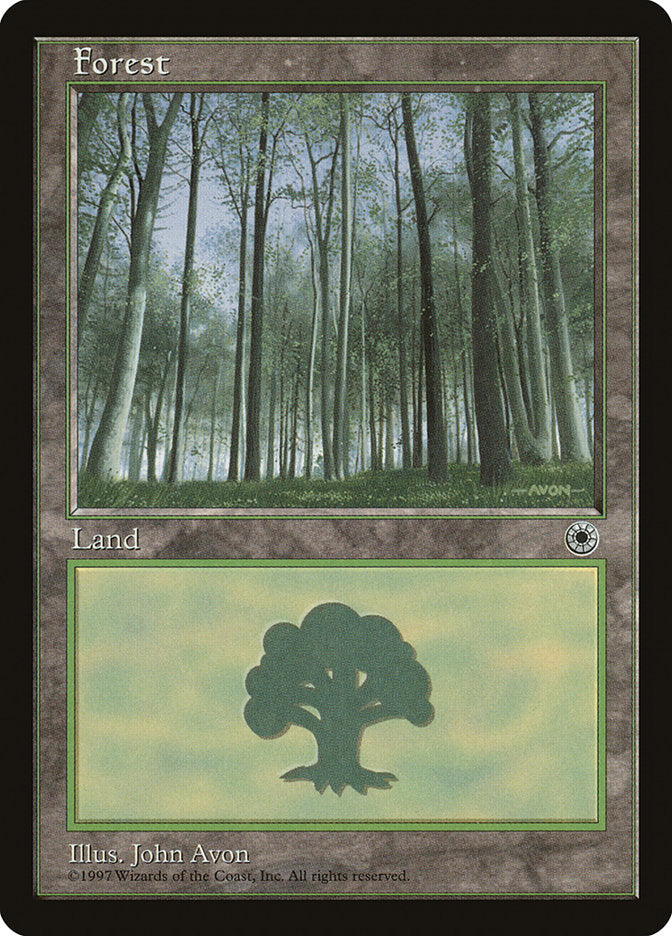 Bosque (firma verde con árboles de corteza blanca) [Portal] 