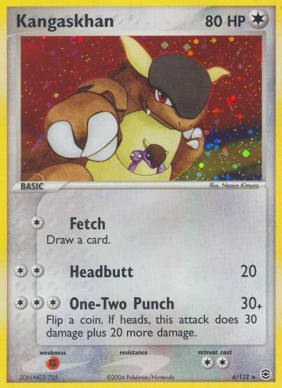 Kangaskhan (6/112) [EX: Rojo fuego y verde hoja] 