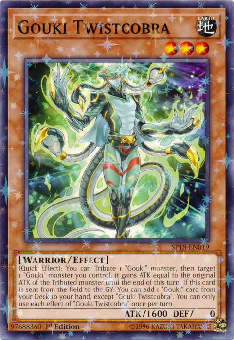 Gouki Twistcobra [SP18-EN019] Starfoil Raro 