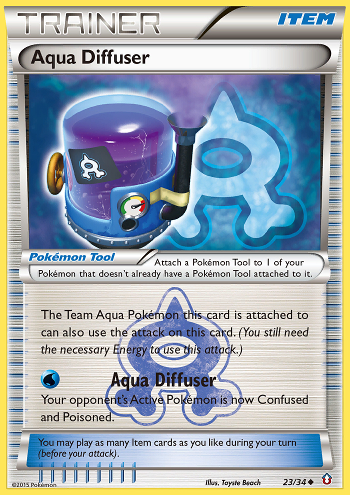 Difusor Aqua (23/34) [XY: Doble Crisis] 